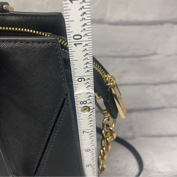 Michael Kors Prism Satchel With Matching wallet Black Saffiano Leather - Picture 13 of 16